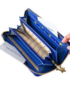 tsumori chisato CARRY エジプシャンスター ラウンドファスナー長財布 【きめ細かな羊革】