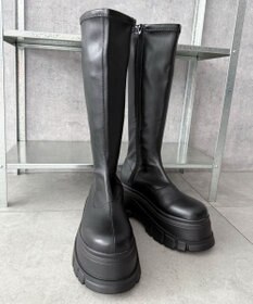 WEGO 厚底ボリュームロングブーツ