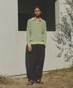 UNFILO MENS TENNEN TOUCH タックパンツ [24年春夏商品]