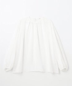 NAVE 【Nave】ブライトシアーボイル ギャザーブラウス