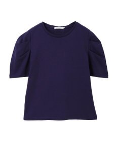 AMERICAN HOLIC 接触冷感タックスリーブ５分袖カットプルオーバー