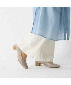 ing <ing>【WEB限定】【レイン対応】スクエアトゥVカットパンプス