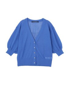 YECCA VECCA シアーニットVネックカーディガン
