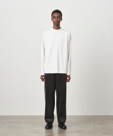 ATON 12/- AIR SPINNING | モックネックプルオーバー - UNISEX