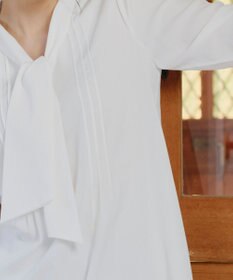 Tiaclasse L 【洗える】ボウタイチュニック