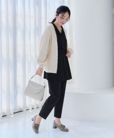 Tiaclasse 【洗える】ボウタイチュニック