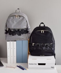 Maison de FLEUR 撥水加工フロントリボンリュック