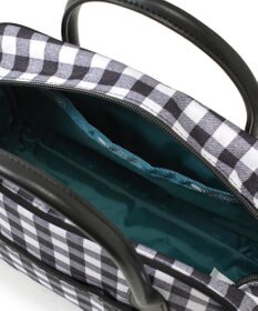 LeSportsac SQUARE TH CROSSBODY/アップタウンギンガム/ブラック