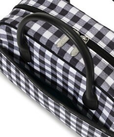 LeSportsac SQUARE TH CROSSBODY/アップタウンギンガム/ブラック