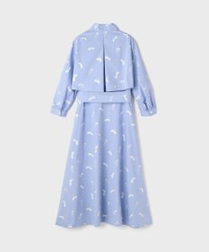 GRACE CONTINENTAL ヒールプリントシャツドレス