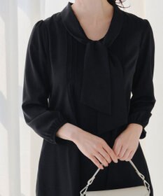 Tiaclasse 【洗える】ボウタイチュニック