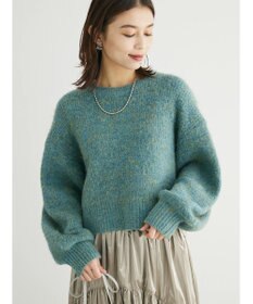 Green Parks ・ＥＬＥＮＣＡＲＥ　ＤＵＥ　ミックスシャギーニット