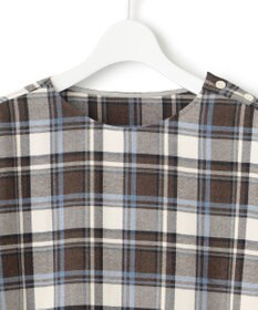 23区 【洗える】CANCLINI メルトン チェック ブラウス