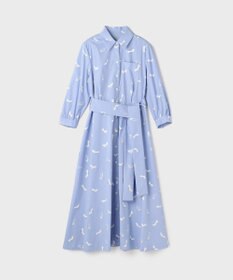 GRACE CONTINENTAL ヒールプリントシャツドレス