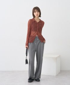 earth music&ecology ストレッチレースシャツ