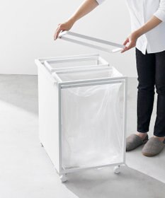 tower 目隠し分別ダストワゴン タワー 45L 2分別 ホワイト