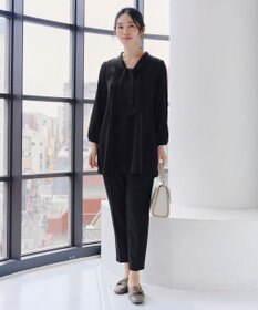 Tiaclasse 【洗える】ボウタイチュニック