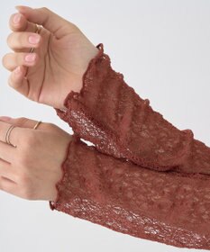 earth music&ecology ストレッチレースシャツ