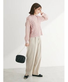 Green Parks ・Ｐｅｔｉｔ　Ｆｌｅｕｒ　イロイロレースブラウス