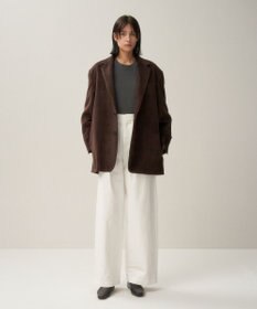 ATON NIDOM COTTON | タックワイドパンツ