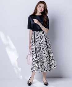 ANY SIS 【洗える】サテン プルオーバー