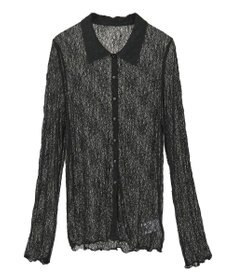 earth music&ecology ストレッチレースシャツ