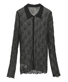 earth music&ecology ストレッチレースシャツ