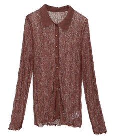 earth music&ecology ストレッチレースシャツ