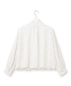 23区 S 【洗える】バックサテンアムンゼン タイプリント ブラウス