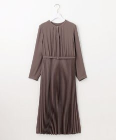 ANY SIS L 【洗える】ノーブルプリーツ ワンピース