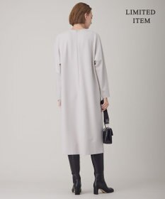 ICB 【WEB限定・洗える】ストレッチポンチ Vネックワンピース