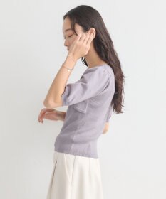 earth music&ecology ビット付きニットプルオーバー