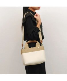 UNBILLION 【訳あり商品】カシュカシュ cache cache / テープディテール2wayパーテーショントート