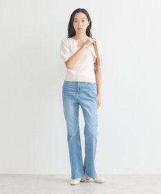 earth music&ecology ビット付きニットプルオーバー