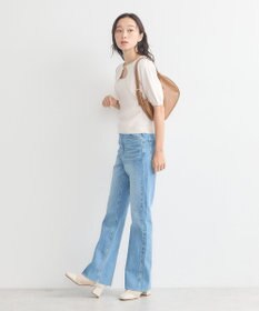 earth music&ecology ビット付きニットプルオーバー