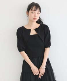 earth music&ecology ビット付きニットプルオーバー