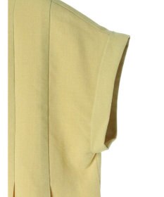 Green Parks フレンチスリーブタックブラウス