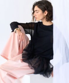 23区 【GOLD LABEL】アセテートナイロンホールガーメント ニット