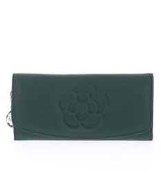 CLATHAS ワッフル　フラップ長財布