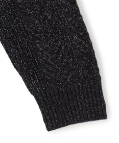 JOSEPH HOMME メランジヘリンボンストライプ　ケーブルニット