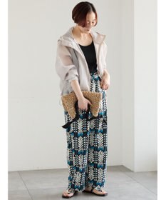 Te chichi ショートシアーフーディーブルゾン