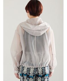 Te chichi ショートシアーフーディーブルゾン