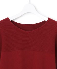 23区 【前後着用可能】コットンカシミヤ ニット