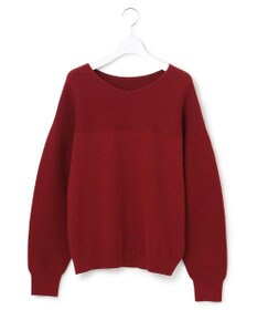 23区 【前後着用可能】コットンカシミヤ ニット