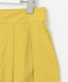 自由区 【セットアップ対応・洗える】リネンビスコースストレッチワイド パンツ