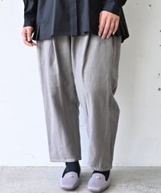 muuc リネンウールのスラックスパンツ