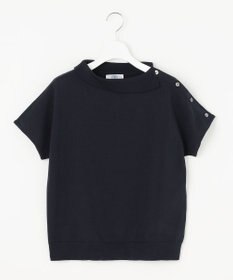 J.PRESS LADIES 【洗える・抗菌防臭】COTTON POLYESTER 襟付き ニット