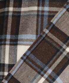 23区 【洗える】CANCLINI メルトン チェック ブラウス