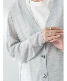 earth music&ecology シアーＢＩＧカーディガン