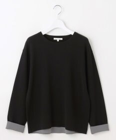 自由区 L 【カタログ掲載】レーヨンストレッチベーシックシルエット ニット